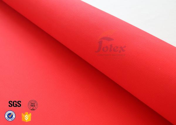 Buy cheap Fire Blanket Material 480GSM 0.45mm Red Acrylic Coated Fiberglass Cloth Fabric from wholesalers