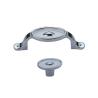 Buy cheap Oval GL8872 Kitchen Cabinet Knobs Chrome Arched Black Dresser Pulls Furniture Handles from wholesalers