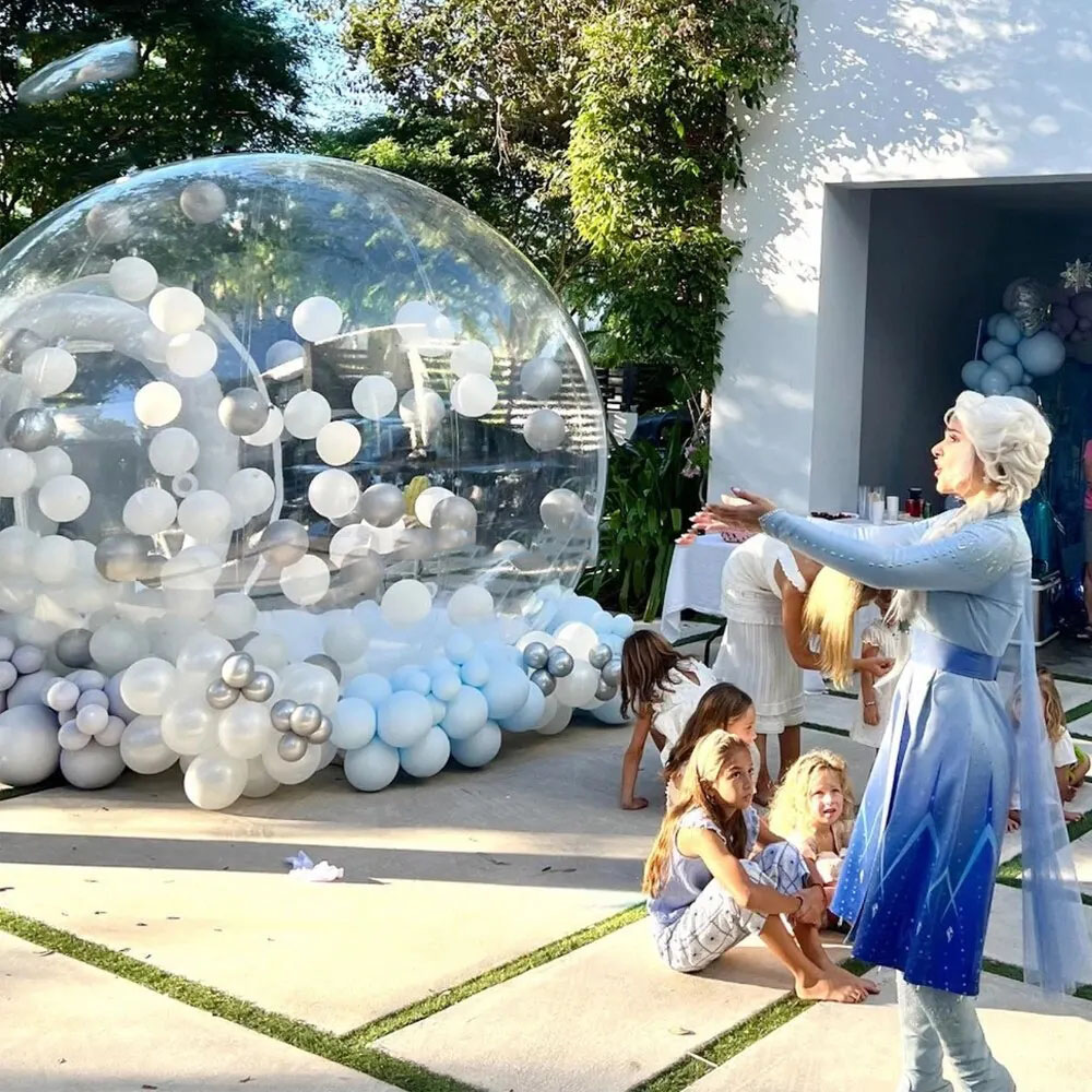 New Style Inflatable Balloon Bubble Tent KidsJumping House Bubble Dome with Balloon Flying
