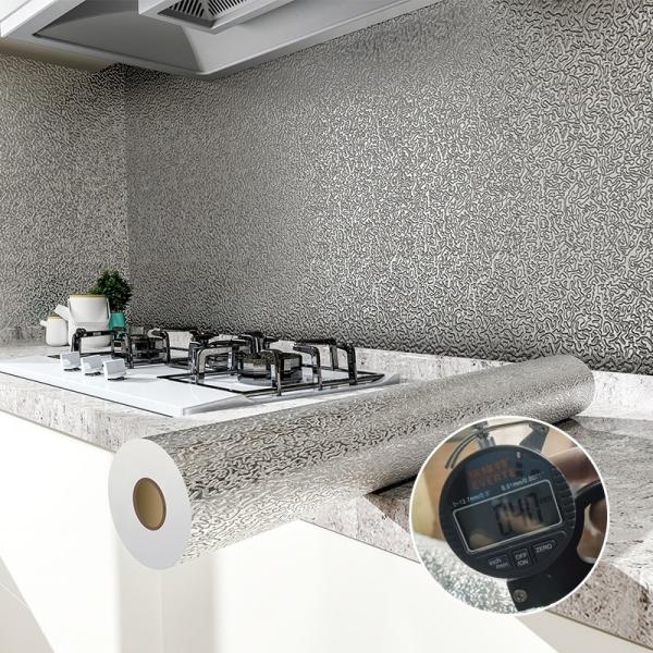 0.40mm Thickness Moisture-Proof Self Adhesive PVC Wallpaper Kitchen Wall