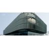 Buy cheap Hospital Aerofoil Curtain Aluminum Wall Louvers Facade Building Sun Shade from wholesalers
