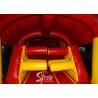 Buy cheap 53ft Giant Outdoor Inflatable Red Lizard Obstacle Course For Kids Party Time Fun from wholesalers