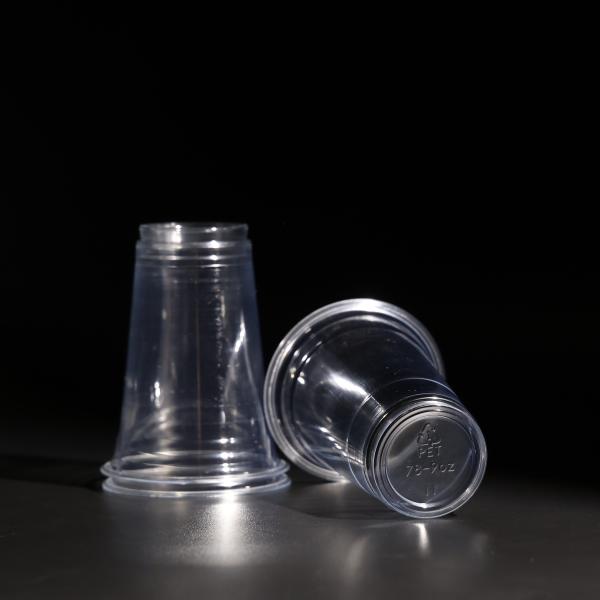 Buy cheap Customized Plastic Disposable Cup BPA Free PET Disposable Cold Coffee Cups from wholesalers