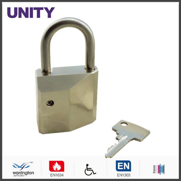 PLEC10 Mortice Lock Cylinder / Euro Cylinder Padlock Stainless Steel Shackle