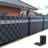 Buy cheap PVDF Vinyl Fence Tape 0.19*35m 0.19*50m PVC Tarpaulin Fence Screen Strip For Garten Protection from wholesalers