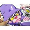 Buy cheap Cartoon Retro Purple Clothing Embroidery Patches Big Size Fashionable from wholesalers