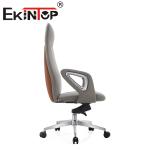 Factory Wholesale Manager Swivel Leather PU Executive Chair Leather Club Chairs