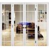 Buy cheap Tempered Clear Glass Aluminum Folding Doors Flush Appearance Anti Aging from wholesalers