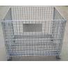 Buy cheap Heavy Duty 6.0mm Collapsible Wire Mesh Containers Galvanized Steel from wholesalers