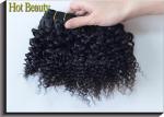 Malaysian Human Hair Weave Grade 6A Virgin Hair Kinky Curly Natural Black Color