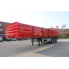 Buy cheap Detachable Side Wall Semi Trailer 40-80Tons Capacity FUWA/BPW Axles Truck Trailer from wholesalers