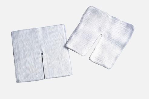 Buy cheap Medical Guze Drain Sponges Highly Absorbent T-Slit Which Allows from wholesalers