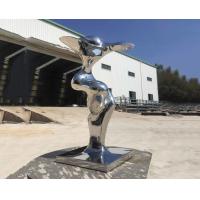 Buy cheap Fairy Modern Stainless Steel Sculpture , Outdoor Metal Lawn Sculptures product