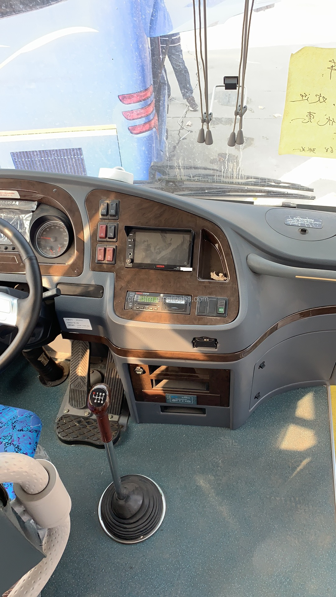 Kinglong Used Coach Bus Manual Transmission LHD Drive Excellent Performance