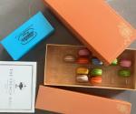 40 Pieces Macaron Packing Box Korean Cookie Baking Clear Snow Crisp Chocolate