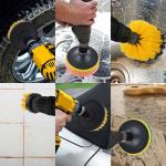 Polypropylene Power Drill Scrubber Brush Set Electric Drill Cleaning Brush Tools