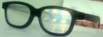 Promotional Black Frame Plastic Diffraction Glasses For Watching Fireworks
