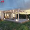 Buy cheap Easily Assembly Retractable Roof Pergola Added Features LED Light Strips Wall-mounted Installation from wholesalers