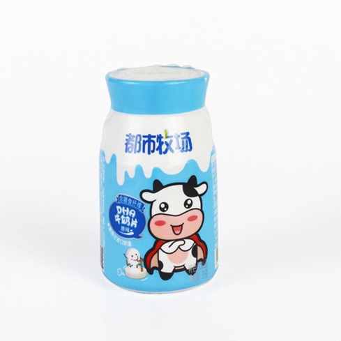 Vitamin C Dietary Fiber Probiotics Milk Tablet / 35g Per Bottle Health Care Products For Children Milk Candy