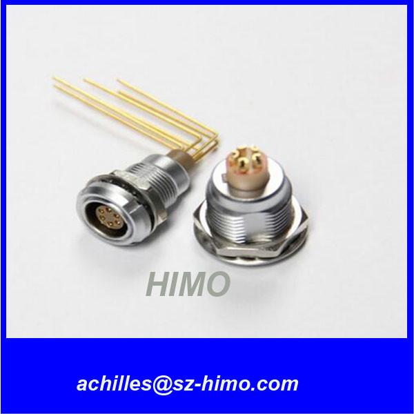 Buy cheap B series elbow 4pin lemo 90 degree PCB pin connector from wholesalers