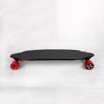 40KM/H Portable Electric Skateboard 8 Ply Maple High Speed Red Warning