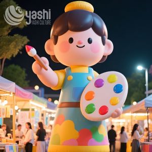 Buy cheap Outdoor Cartoon Balloons Giant Inflatable Cartoon Figures Light Up from wholesalers