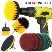 Buy cheap 10 Pieces Electric Drill Cleaning Brush Power Scrubber Cleaning Brush Set product