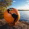 Buy cheap 36 Inch Earth Corten Steel Fire Globe Wood Burning Metal Sphere Fire Pit from wholesalers