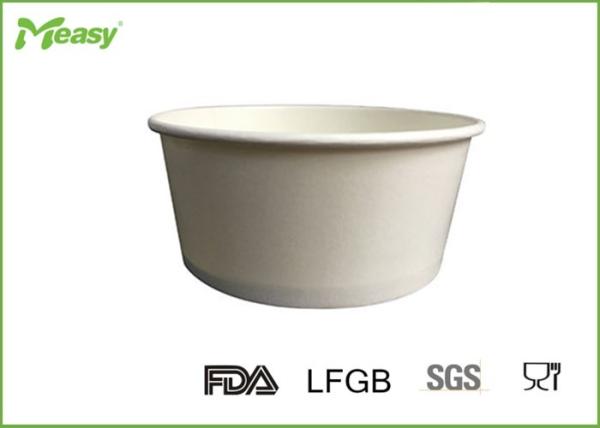 Quality White Blank colorful eco friendly disposable bowls For Food / Snack / Hot Soup And Ice Cream for sale