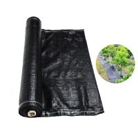 Buy cheap Recyclable Black Plastic Ground Cover , PP Woven Fabric Roll For Agriculture / product