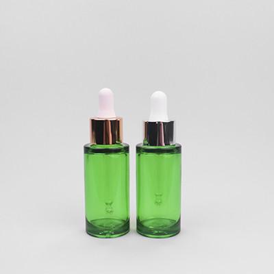 Buy cheap 30cc PETG Green Dropper Bottle Luxury Dropper Bottles With Squeeze Top from wholesalers