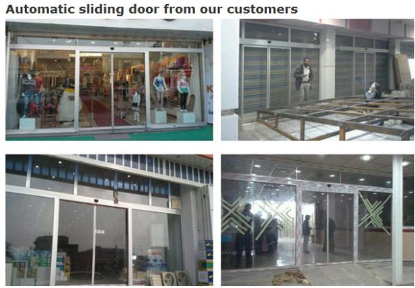 Buy cheap Safety Commercial Automatic Sliding Doors Silent Resistant High Heat And Cold from wholesalers