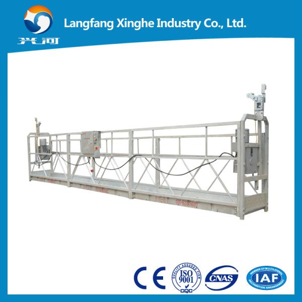 Buy cheap 1.5kw Hoist suspended platform , zlp630 window cleaning cradle , aluminum suspended hanging scaffolding from wholesalers