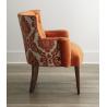 Buy cheap Baroque new design velvet carved leisure chair tufted armrest accent chair furniture event upholstered reclining chair from wholesalers