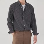 Men′s 2023 Spring and Autumn New Business Lapel Shirt Men′s Striped Cardigan