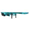 Buy cheap 1600mm Skeleton Container Semi Trailer Fuwa 20 Ft Container Chassis from wholesalers