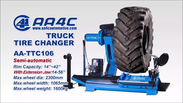 Buy cheap AA4C CE mobile automatic Truck tire changer tire changing machine tire repair equipment AA-TTC106 from wholesalers