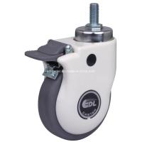 Buy cheap 4inch 60kg Threaded Brake TPE Medical Caster E3744-57 Customized for Your product