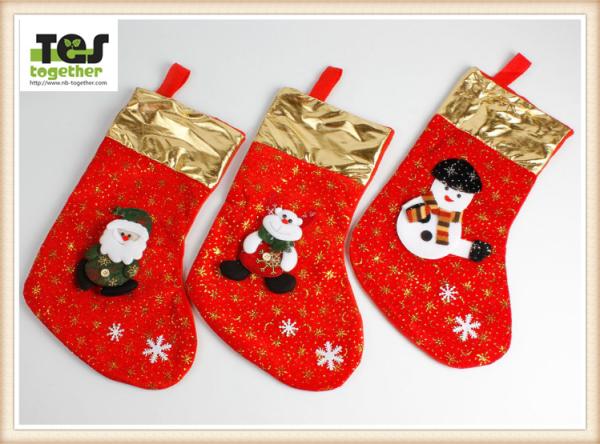 Buy cheap non-woven big size christmas sock decoration/OEM O ODM from wholesalers