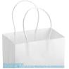 Buy cheap White Paper Wrapping Bags Wine Bags With Handles Bulk Paper Gift Bags Kraft Bags Retail Bags Party Bags from wholesalers