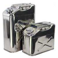Buy cheap 304 Stainless Steel Jerry Can Utility Jug 10L/20L Oil Water Tank With Flexible product