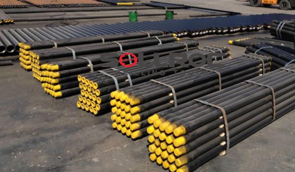 Buy cheap 76mm - 140mm 2 3/8" API REG DTH Drill Rods With Wrench Flat from wholesalers