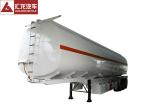 Heavy Duty Fuel Tank Trailer Carbon Steel Body Top Ladder With Hand Rail