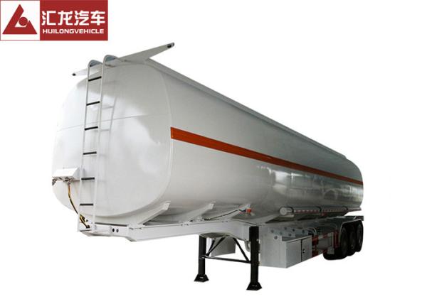 Buy cheap Heavy Duty Fuel Tank Trailer Carbon Steel Body Top Ladder With Hand Rail from wholesalers
