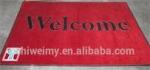 Nylon printed logo mats with rubber backing