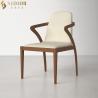 Buy cheap ODM Fabric Upholstery Classic Cafe Dining Chair Solid Wood Frame 52cm Length from wholesalers