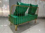 High Density Sponge Filled 46cm Wrought Iron Sofa Set