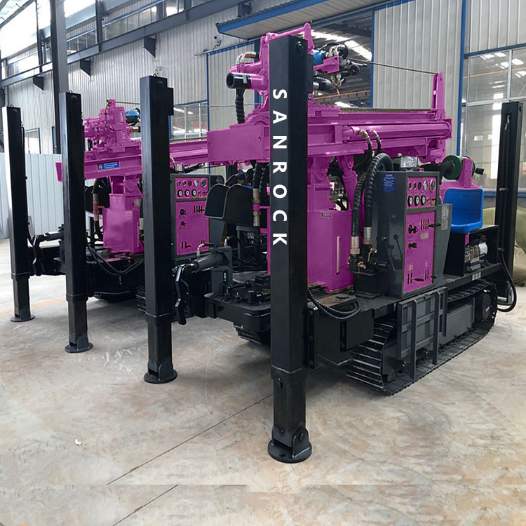 Hydraulic Water Well Drill Machine for Deep Water Well Drilling Swing Torque 5700-7500N.m