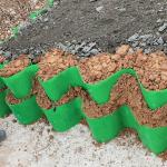 Green Geocell Gravel Grid for Parking Lot Soil Stabilization and Driveway