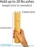 Small Bamboo Scattering Urn Tube for Human Ashes, ECO & Biodegradable Friendly